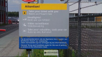 Parken Flughafen Eindhoven P4 Hinweisschild