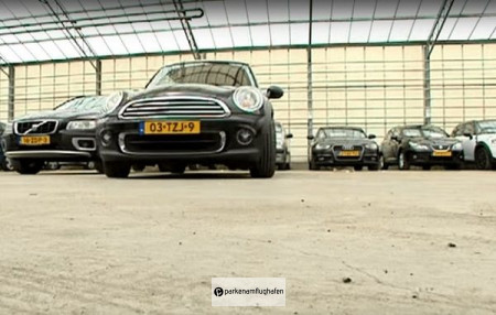 Centralparking Eindhoven umzäunte Parkplätze