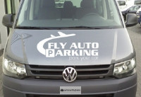 Fly Autoparking Frankfurt Shuttlefahrzeug Frontansicht