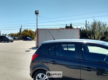 Vista lateral aparcamiento ALC Valet Parking Alicante