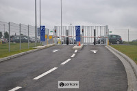 Entrée sécurisée de Parking Aéroport Charleroi P3