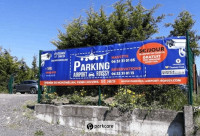 Bannière publicitaire pour Parking Airport Roissy
