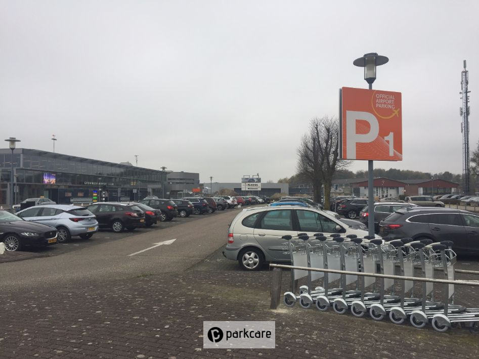 Bagagetrolleys Parkeren Airport Groningen P1