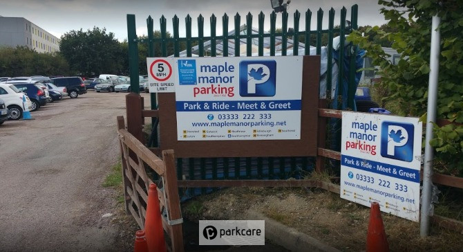Sign Maple Parking Stansted