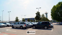 Parking Aéroport Nice P4 vue d'ensemble sur le parking