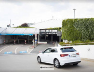 Parken Flughafen Dortmund P1 Einfahrt Parkgarage