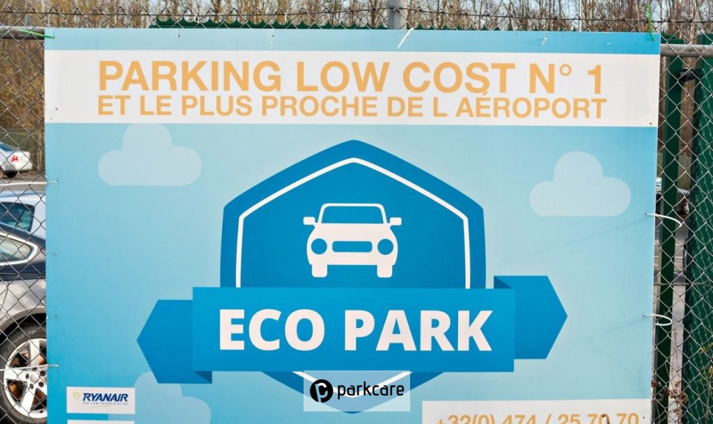 Eco Park Reclamebord met logo