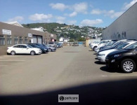 Outside parking area of Park N Depart Wellington