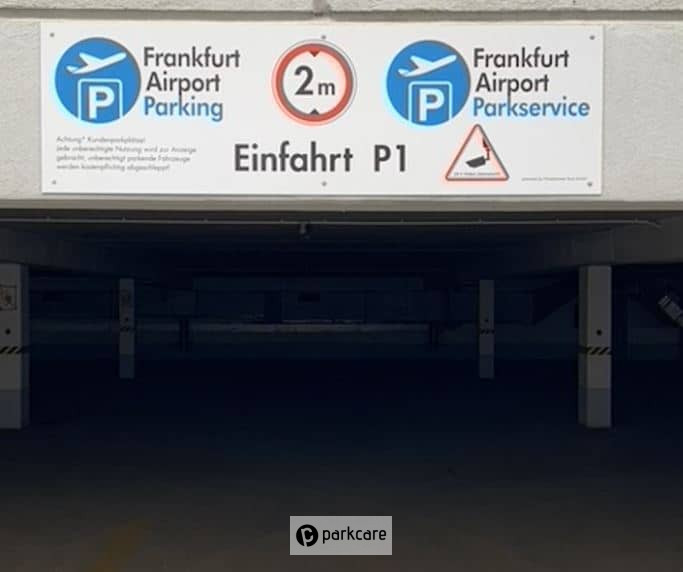 Frankfurt Airport Service Entree parkeergarage