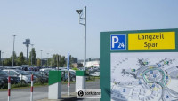 Parkeren Düsseldorf Airport P24 Plattegrond parkeerplaatsen