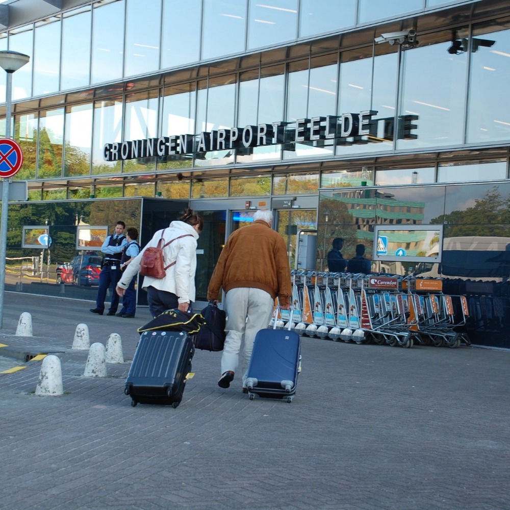Parken Flughafen Groningen